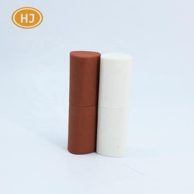 China Organic Abundance Recyclable Plastic Pink Empty Container Tube Lipstick With Shiny Rose Gold Cap Custom Lipstick Tube Packaging Design for sale