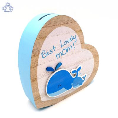 China The Wooden Coin Piggy Bank, Handmade Wooden Piggy Bank For Kids Digital Coins Safe Cash Saving Piggy Bank for sale