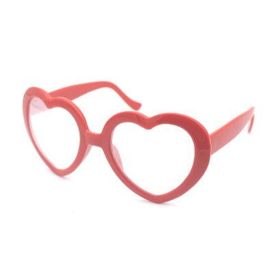 China Heart Heart Shape 3D Diffraction Glasses 3D Fireworks Glasses for sale