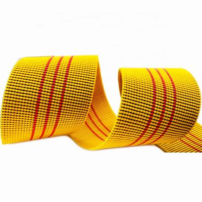 China 2 Inch Elastic Cotton High Strength Anti-Slip Furniture Elastic Webbing For Sofa for sale