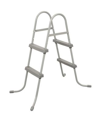 China Outdoor Use Bestsway 58430 Steel Material Safety Pool Ladder 84cm Height for sale