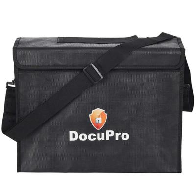 China New Eco-friendly Durable Safe Fireproof Bag Fire Resistant Document Bag For Money Documents Laptops Papers for sale