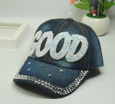 China JOINT hot sales cheap spot drill cowboy kid baseball cap in stock for sale