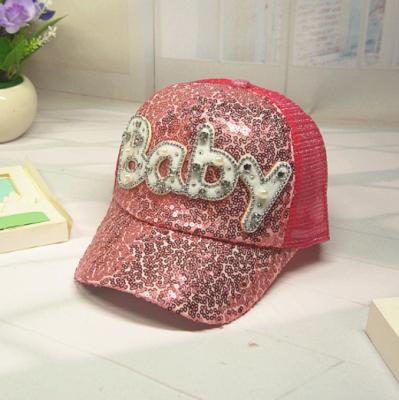 China JOINT Hot Sales Cheap Factory Direct Sales Children's Hats Sequins Baseball Caps for sale