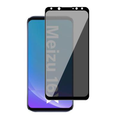 China Mobile Phone Retail Package 9h 2.5d Privacy Glass Protector For Meizu 16x 16xs Mobile Screen Guard Professional for sale