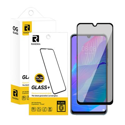 China High guality mobile phone anti look sheets for huawei y6p y8p mobile protector privacy screen protection for sale