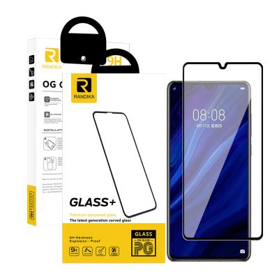 China Mobile phone easy to install transparent waterproof touch screen for huawei p30 p30 pro 100d screen protector for sale