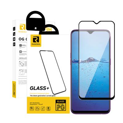 China Mobile Phone Friendly Silk Screen Protector 1 Pack HD Printing for oppo a5s a12 f9 touch screen glass film for sale