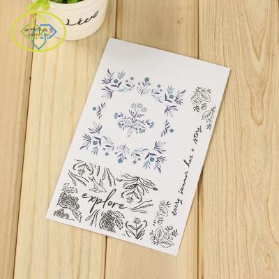 China Waterproof Vinyl Sheet Waterproof Custom Self Adhesive Kiss Cut Sticker Label Printing Sticker for sale