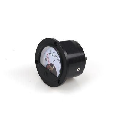 China DH-52 Gauge Series Volt Meter 500V 65.5mm Panel Meter Industrial Circular DC Analog Voltmeter for sale