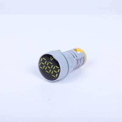 China High quality round ammeter vol. industrial dc voltmeter 22mm voltmeter 20/50/100a dcv lcd voltmeter for sale