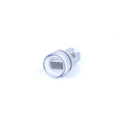 China Latest Promotion Price Led Lights 22Mm Small Digital Indicator Gauge 110V AC Voltmeter AD16-22DSV 01 for sale