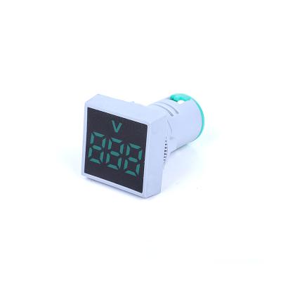 China New 60-500V Digital Voltmeter Digital Voltmeter AD16 Square Crystal Ammeter--22DSV 22mm Voltmeter AD16-22FSV for sale