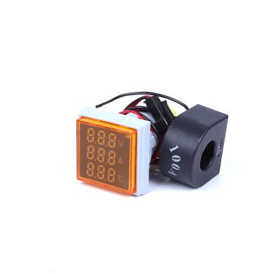 China AD16 Digital Thermometers Voltmeter Amperometer 22mm 0-100A 50-500V Voltmeter Ammeter AD16-22VAT 01 for sale