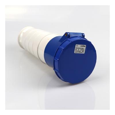 China Large Industrial Sockets And Ce Waterproof Sockets 63A 125A 3Pin 4Pin 5 Pin Plug Connector 2P+E Ip44 63Amp for sale