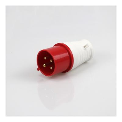 China China Industrial Plugs And Sockets 3P+E Waterproof Industrial Sockets 32Amp Ip44 32A CE 4Pole for sale