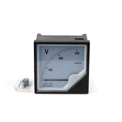 China China Goods 120Mm Analog Panel Ammeter 450V AC Voltmeter Amper Meter 42L6 03 for sale