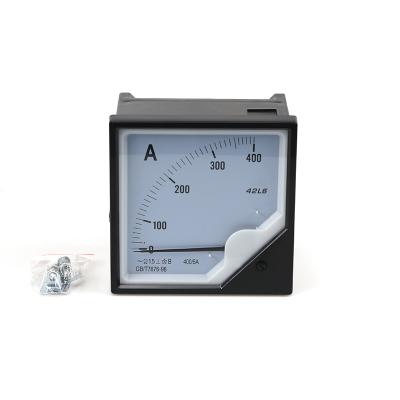 China Hot Selling High Quality 120Mm Analog Panel Ammeter Voltmeter 400A AD DC 42L6 04 for sale