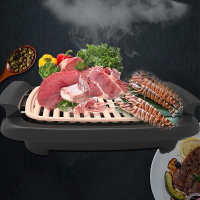 China Korean BBQ Stove Induction Pan Smokeless Nonstick Electric Griddle Smokeless Indoor BBQ Grill for sale