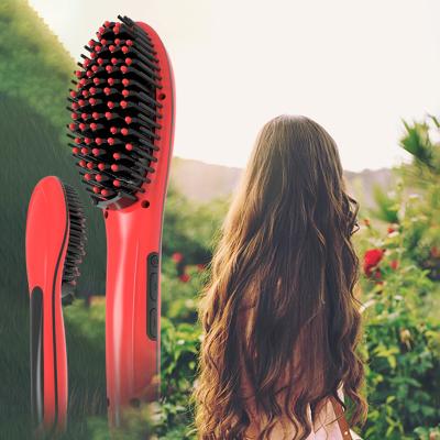 China Nondisposable Magic Ceramic Hair Dryer Hot Brush Straightening Professional Hair Comb for sale