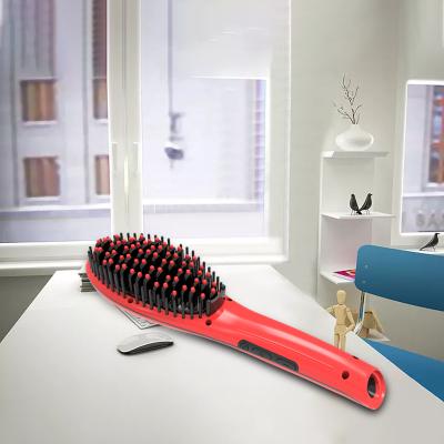 China Simply Fast Nondisposable Hot Air Comb Ironing Brush Electric Hair Straightener For All Hair Types for sale