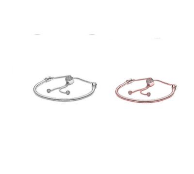 China CLASSIC Silver HotS925 Jewelry Snake Female Adjustable Size Bracelet Fitted Logo Rose Gold Bracelet Original Women's Charm for sale