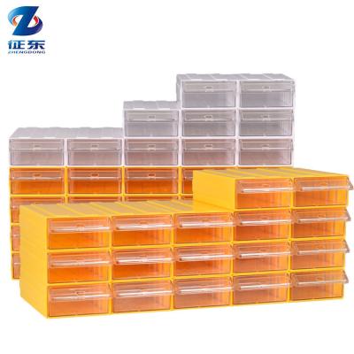 China Japan Style Clear Drawer Organizer Bins Tool Organizer Storage Bin Garage Plastic Storage Cabinet For Tool for sale