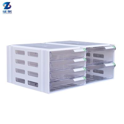 China Japanese Style Viable Fantastic Solid Reputation Document Folder Organizer A4 Desktop Storage Box for sale