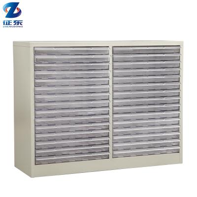 China Steel Metal Plastic Storage File Folder Drawing Paper Storage Cabinet (Size) A3 Filing Cabinet A3 Drawer Cabinet Adjustable Plastic Drawer for sale