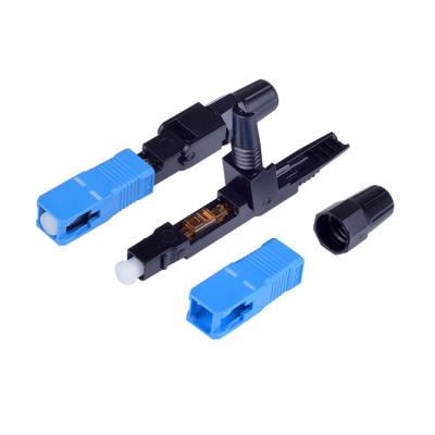 China Fiber Optic Equipment Ftth Connector Fast Optic Fiber Optic SC UPC for sale