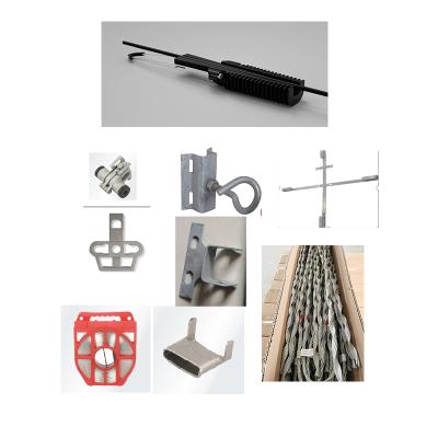 China ADSS Various Hanger Clamp Post Frames Cross Lantern Arm Anchor Clamp Vibration Damper Band Tool ADSS Tool Accessories for sale