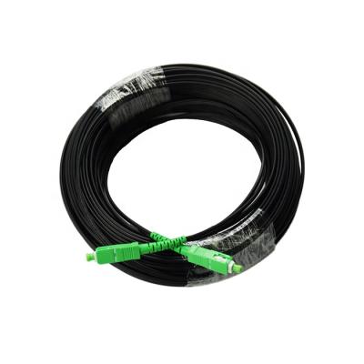 China Wholesale High Quality FTTH FTTB FTTX Network Single Mode G657A1 FTTH Fiber Drop Cable SC APC Fiber Optic Patch Cord for sale