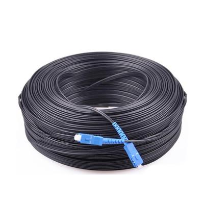 China Wholesale High Quality Outdoor FTTH FTTB FTTX Network Single Mode FTTH Drop Cable Fiber Optic SC UPC Patch Cord for sale