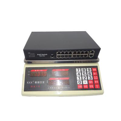 China POE spread speed 10/100Mbps 16FE(Poe)+2GE Poe switchUnmanaged PoE switch for sale