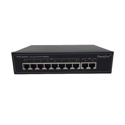 China POE 8FE (PoE) +2GE PoE Switch 8 Ports Powerful And Compatible With Power Over Ethernet PoE Switch for sale