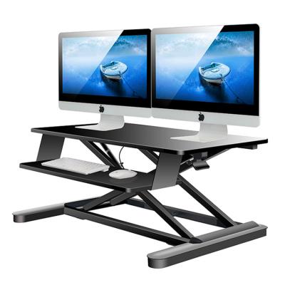 China Pneumatic Sit-Rack Adjustable Ergonomic Workstation Mobile (Height) Laptop for sale