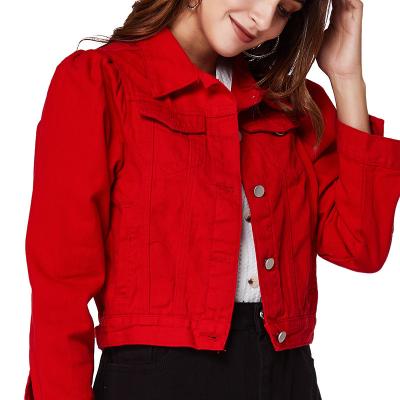 China Factory Wholesale New Women's Jacket Autumn Jacket Stocks QUICK DRY Long Sleeve Winter Casual Thin Women's Red Wash Coat for sale