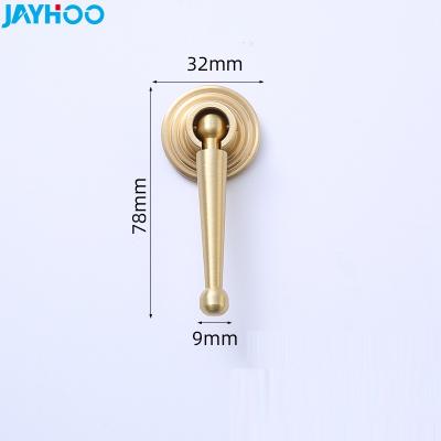 China Wonderful Various Designs European Copper Brass Furniture Cabinet Knurled Cabinet Handle for sale