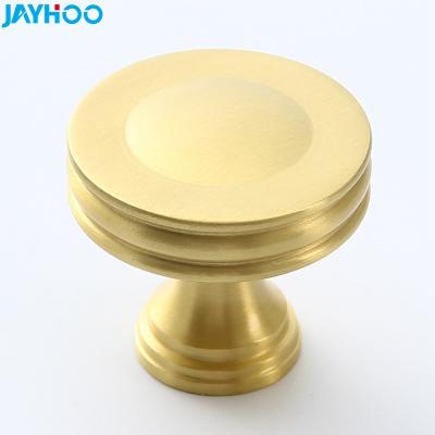 China Wonderful New Design Hardware Brass Pulls Golden Cabinet Knobs Furniture Drawer Knob for sale