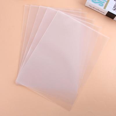 China A-pager E310 A4 PP Folder L-Type Transparent Single Page Clip Office Storage Data Matching Storage Spot for sale