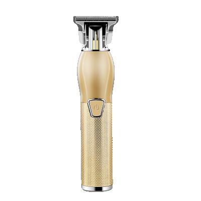 China Metal T13 Metal Gold T Blade Outdoor Hair Trimmer USB Rechargeable Clipper For Men Hair Cutting Machine for sale