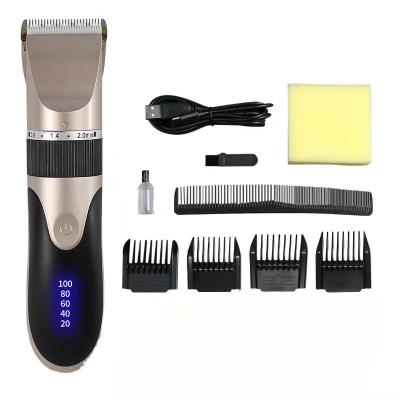 China Barber Cordless Hair Clippers Outdoor Rechargeable Electric For Men Trimmer Hair Cutter Machine Hair Trimmer for sale