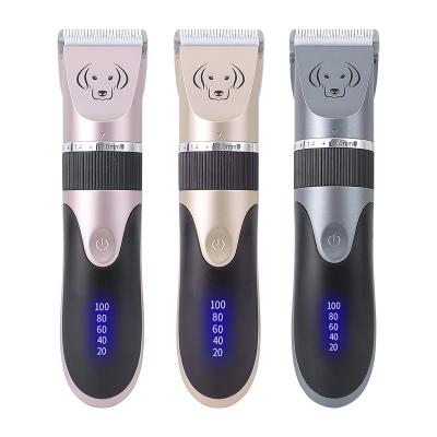 China Viable Professional Dog Grooming Hair Clippers Pet Razor Clipper Pet Hair Low Noise for sale