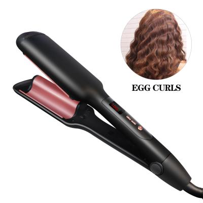 China Factory Wholesale Price Adjustable Heat Settings Hair Waver For Deep Waves Curling Hair Iron Premium Flat Hair Curler for sale