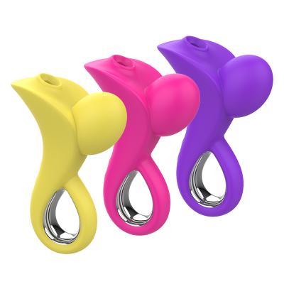 China New Silicone Rechargeable Waterproof Sucking Viberator Sucking Wand Massager With 5 Modes Clitoris Sucking Vibrator 10 Vibration Modes Sucking For Female for sale