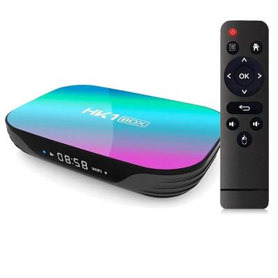 China Android 9.0 TV Box 4GB RAM 128GB ROM S905X3 Quad Dual WiFi BT4.0 H.265 TV Box Smart Core 64bit Cortex-A55 GPU G31 MP2 2.4G/5G for sale