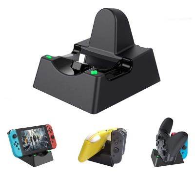 China With Earphone Jack Charging Dock For Switch Joy-Con With A Type-C Cord Switch Controller Charger Charging Dock USB Charging Stand for sale