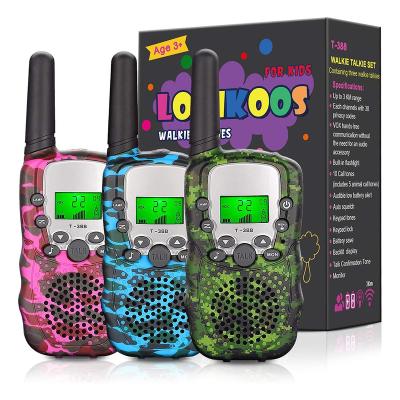 China Hot Selling Walkie Talkies For Kids Handheld Radio Child 3 Kilometer Long Range Kids Walkie Talky Toy Gifts For Boys And Girls T-388 for sale