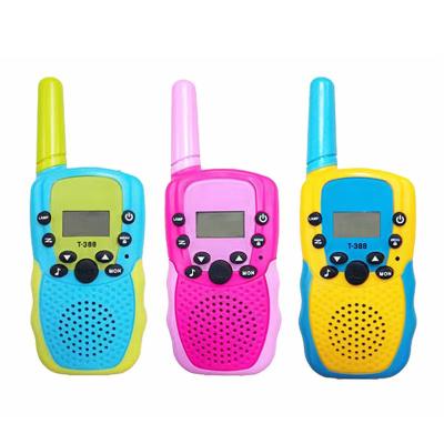 China Kids Walkie Talkies 22 Channels 2 Way Radio Gifts Toys with LCD Backlit Flashlight 3 Kilometers for 3-12 Year Old Boy and Girls at T-.388 outside for sale