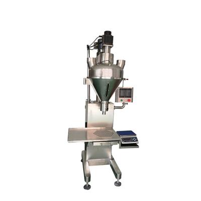 China Semi Automatic Food Auger Type Flour Powder Filling Small Powder Filling Machine / Semi Automatic Auger Type Flour Powder Filling for sale